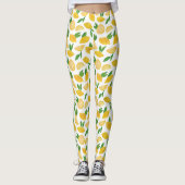 Citroen Fruit Patroon Leggings (Voorkant)