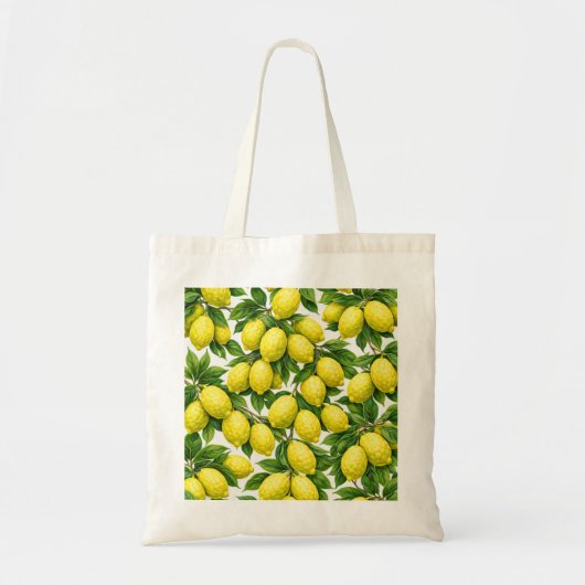 Citroen Fruit Patroon Tote Bag (Voorkant)