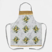 Citroen & Fruit Positano Stijl Schort (Voorkant)