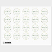 Citroen Fruitpatroon Aangepaste Bruiloftsdouche Be Ronde Sticker (Vel)