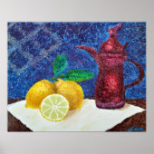 Citroen geel poster (Voorkant)