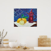 Citroen geel poster (Keuken)