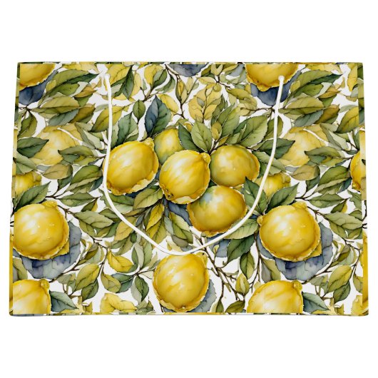 citroen geschenkzak groot cadeauzakje (Voorkant)