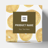 Citroen gunst doos (product box) bedankdoosjes (Bovenkant)