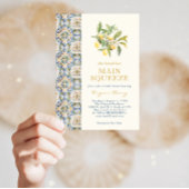 Citroen Hoofd Squeeze Bruiloftsfeest Kaart