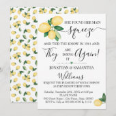 Citroen Huwelijksgelofte Vernieuwingsjubileum Trou Kaart (Voorkant / Achterkant)