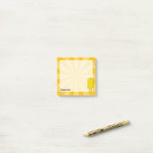 Citroen ijsstokje post-it® notes (Op bureau)
