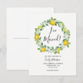 Citroen Ik Ben Verhuisd | Verhuisbericht Briefkaar Aankondigingskaart (Voorkant / Achterkant)