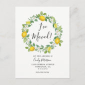 Citroen Ik Ben Verhuisd | Verhuisbericht Briefkaar Aankondigingskaart (Voorkant)