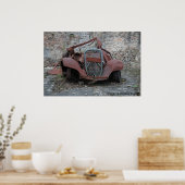 Citroen in Oradour France Poster (Keuken)