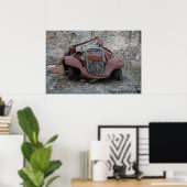 Citroen in Oradour France Poster (Thuiskantoor)