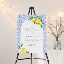 Citroen Italiaans Blauwe Tegel Positano Vrijgezell