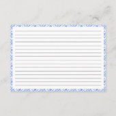 Citroen Italiaans Positano Blauw Vrijgezellenfeest Informatiekaartje (Achterkant)