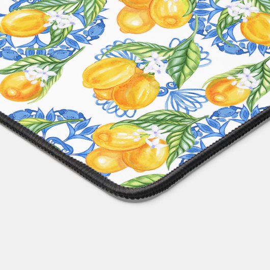 Citroen Italiaanse print klassieker Amalfi kust Bureaumat (Hoek)