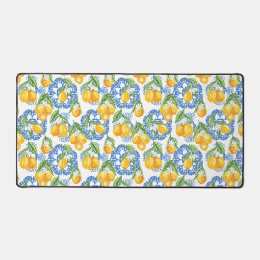 Citroen Italiaanse print klassieker Amalfi kust Bureaumat (Voorkant)