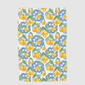 Citroen Italiaanse print klassieker Amalfi kust Golfhanddoek (Voorkant)