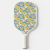 Citroen Italiaanse print klassieker Amalfi kust Pickleball Paddle (Achterkant)