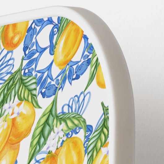 Citroen Italiaanse print klassieker Amalfi kust Pickleball Paddle (Links Detail)