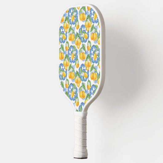 Citroen Italiaanse print klassieker Amalfi kust Pickleball Paddle (Links)