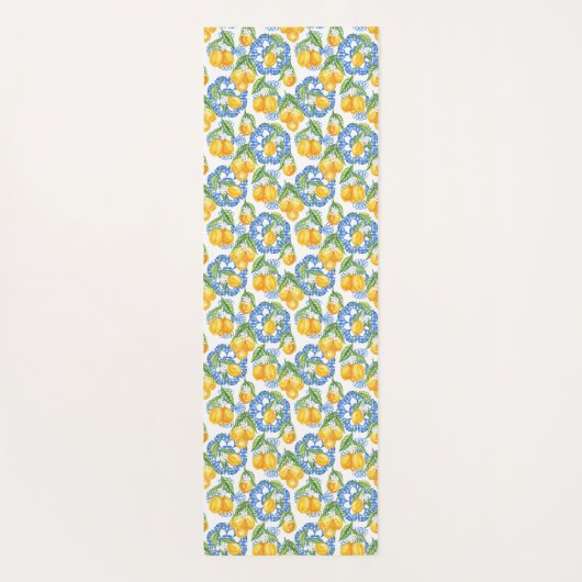 Citroen Italiaanse print klassieker Amalfi kust Yogamat (Achterkant)