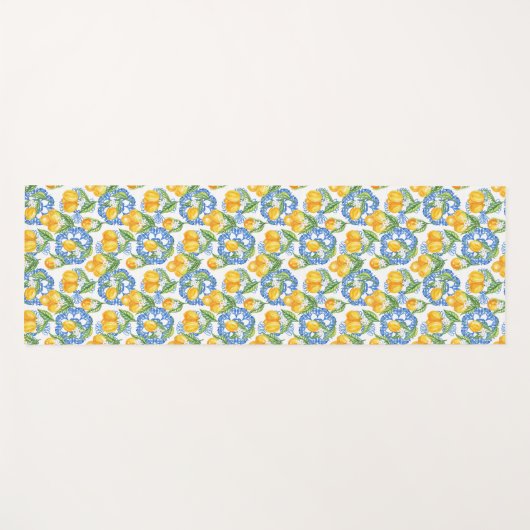 Citroen Italiaanse print klassieker Amalfi kust Yogamat (Voorkant (horizontaal))