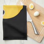 Citroen Karakter, zoet fruit met googly ogen Theedoek (Quarter Fold)