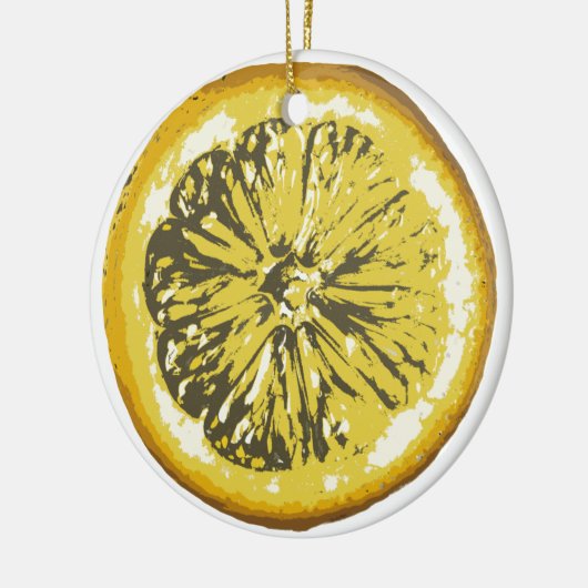 Citroen Keramisch Ornament (Links)