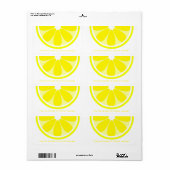 Citroen keukenlabel uit de keuken van etiket (Full Sheet)