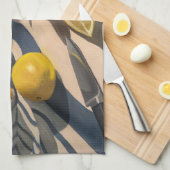 Citroen knijpen keukenhanddoeken (Quarter Fold)