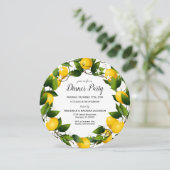 Citroen Krans Feest Kaart (Staand voorkant)