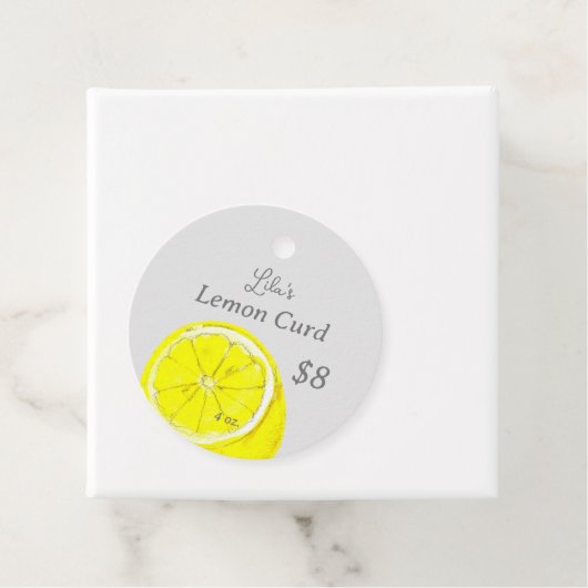 Citroen Label Condiment Zelfgemaakte Sauzen Prijs (In situ)