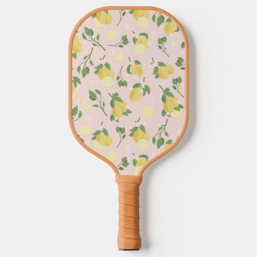 Citroen Lichtroze Pickleball Paddle (Voorkant)