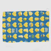 Citroen Liefde Patroon Golfhanddoek (Horizontaal)