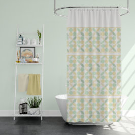 Citroen/Limoen Citrus Retro Douchegordijn