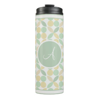 Citroen/Limoen Citrus Retro Travel Mug Thermosbeker