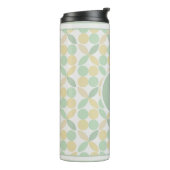 Citroen/Limoen Citrus Retro Travel Mug Thermosbeker (Gedraaid links)