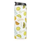 Citroen & Limoen Citrusvruchten Thermosbeker (Geroteerd rechts)