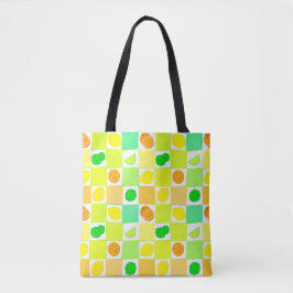 Citroen, Limoen en Sinaasappel Citroen Vruchten Sc Tote Bag