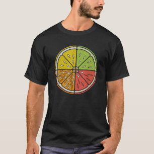 Citroen Limoen Sinaasappel Grapefruit Slice Citru T-shirt