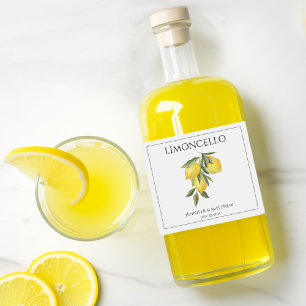 Citroen Limoncello Dankjewel Trouwcadeau Likeurfles Etiket