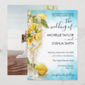 Citroen Limoncello Foto Italië Bestemming Bruiloft Kaart (Voorkant / Achterkant)