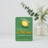 Citroen Logo, limonade en veel leuke kaartjes (Staand voorkant)