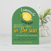 Citroen Logo, limonade en veel leuke verjaardag Kaart (Staand voorkant)