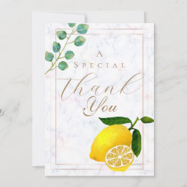 Citroen Marmer Dank u Bedankkaart