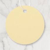 Citroen mediterraan baby shower dank u bedankjes labels (Achterkant)