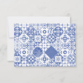 Citroen Mediterraan Bruidsdiner Recept Verzoek Kaart (Achterkant)