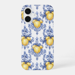 Citroen Mediterraan Citruspatroon iPhone 16 Hoesje