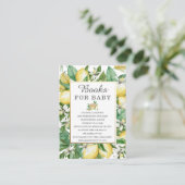 Citroen Mediterraan Groen Baby Breng een boek Informatiekaartje (Staand voorkant)