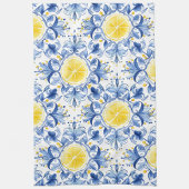 Citroen Mediterraan Tegel  Theedoek