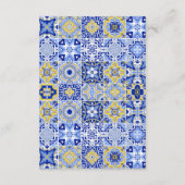 Citroen Mediterraans Boho Arch Bruiloft Details Ka Informatiekaartje (Achterkant)